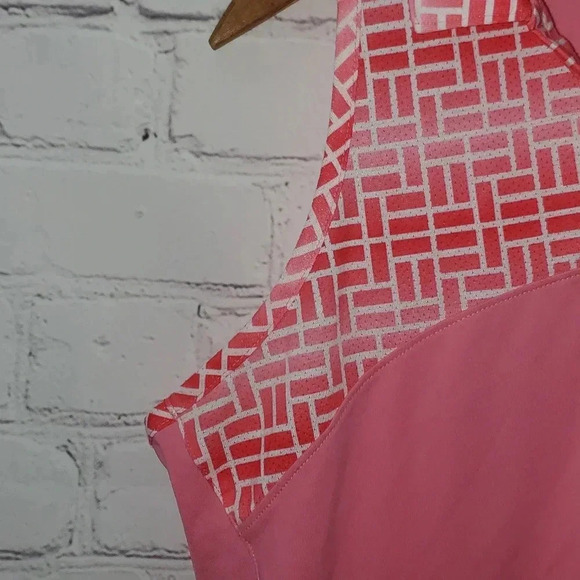 Adidas Climacool Geometric Pattern Golf Shirt Size XLarge - Picture 3 of 8